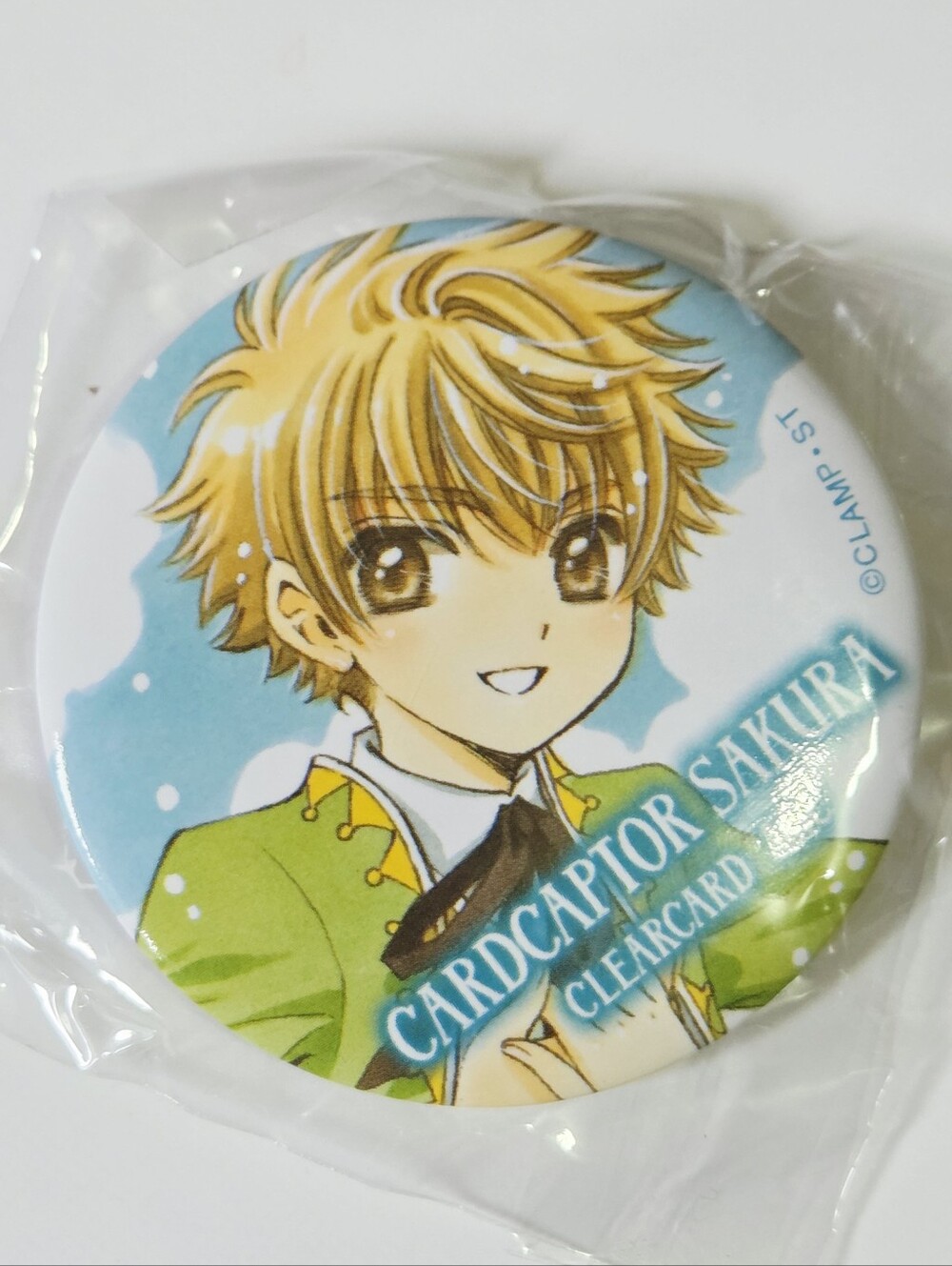*4 for $30* Cardcaptor Sakura Can Badge Pin - Syaoran Li - Clamp